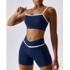 Жіночий комплект Top + Shorts model 194 (Navy) Жіночий комплект Top + Shorts model 194 (Navy)